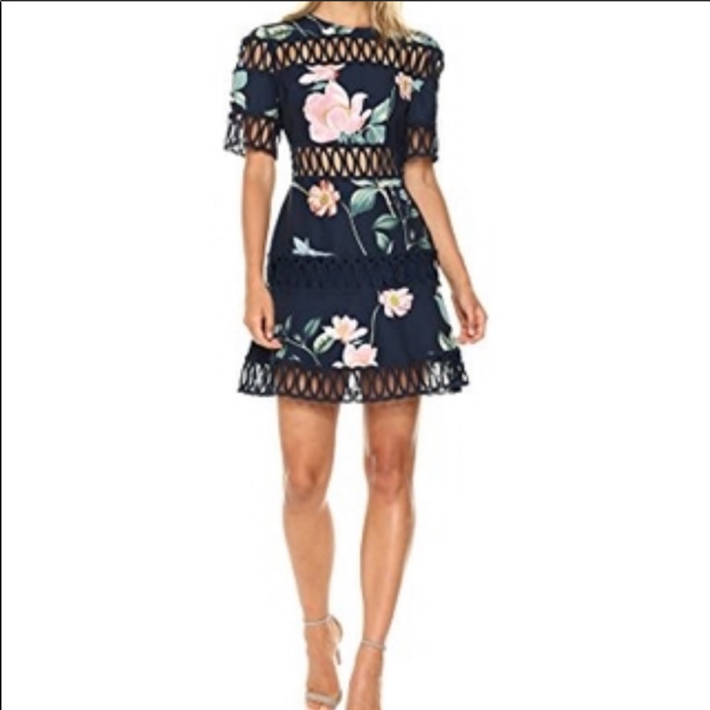 Keepsake the label Navy garden floral